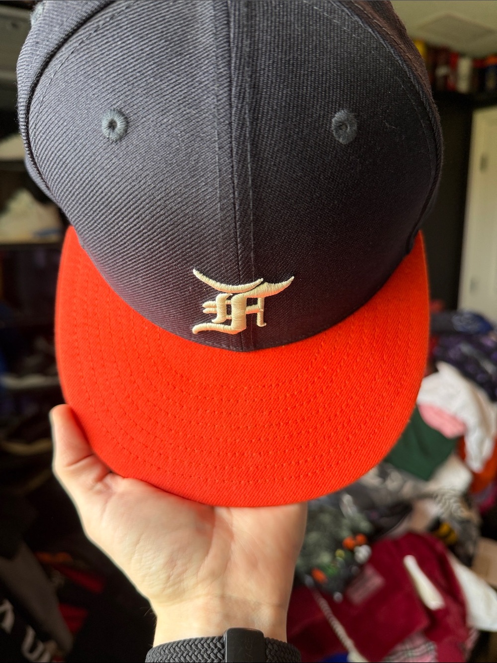 Fear of God Essentials Astros New Era 59Fifty Fitted Hat Size 6 7/8 - Picture 6 of 11